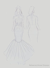 2025 Silver Long Sleeve Mermaid/Trumpet Lace and Tulle Prom Dresses